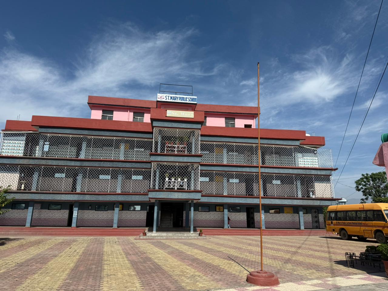 Exterior view of the St. Mary Public School campus